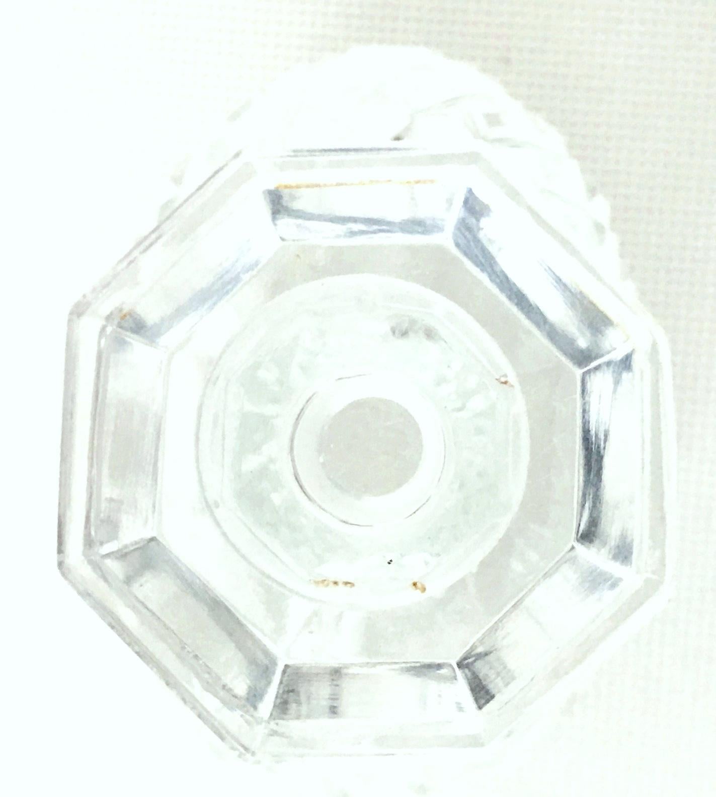 Lalique France Cut Crystal Perfume Decanter Bottle-Signed 3
