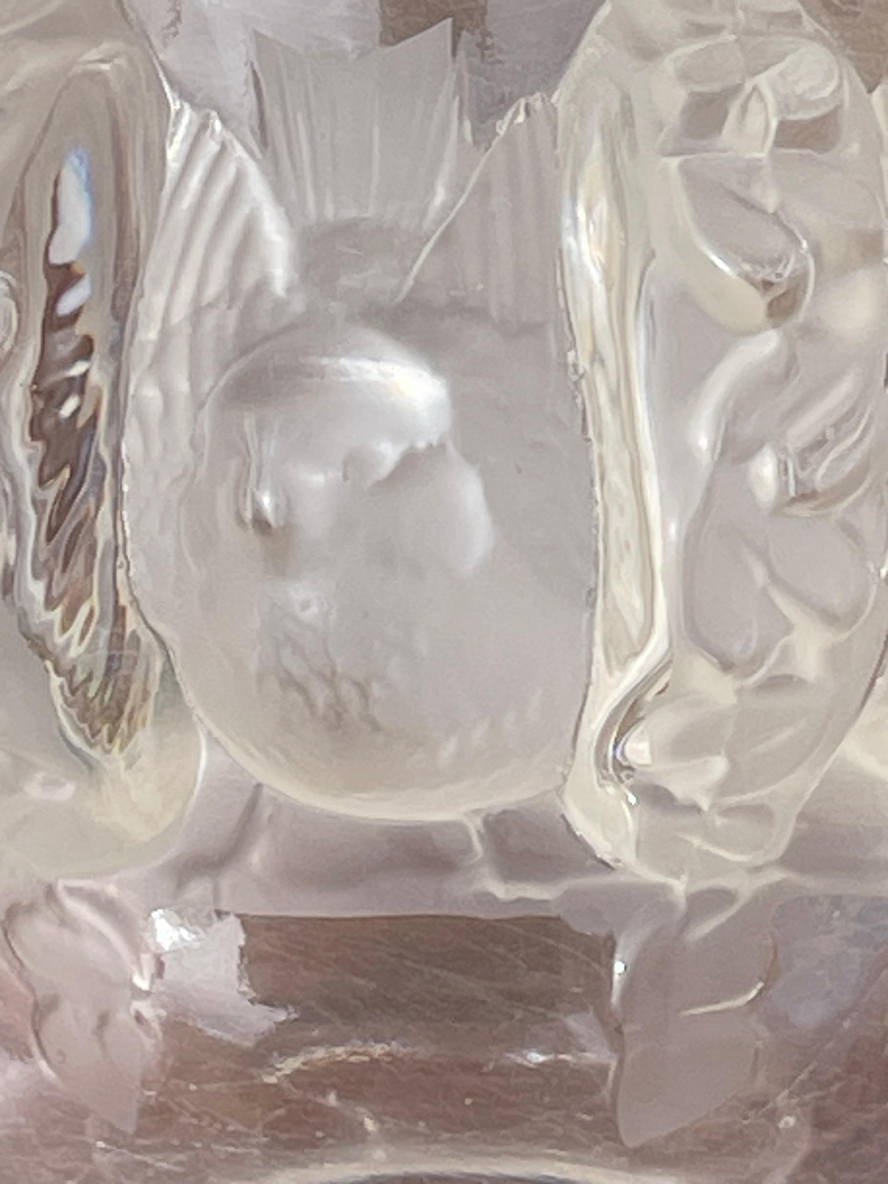 Lalique France - Dampierre Crystal Vase, XXth For Sale 7