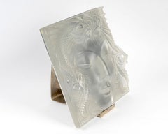 Lalique France - Decorative Panel Masque De Femme Crystal