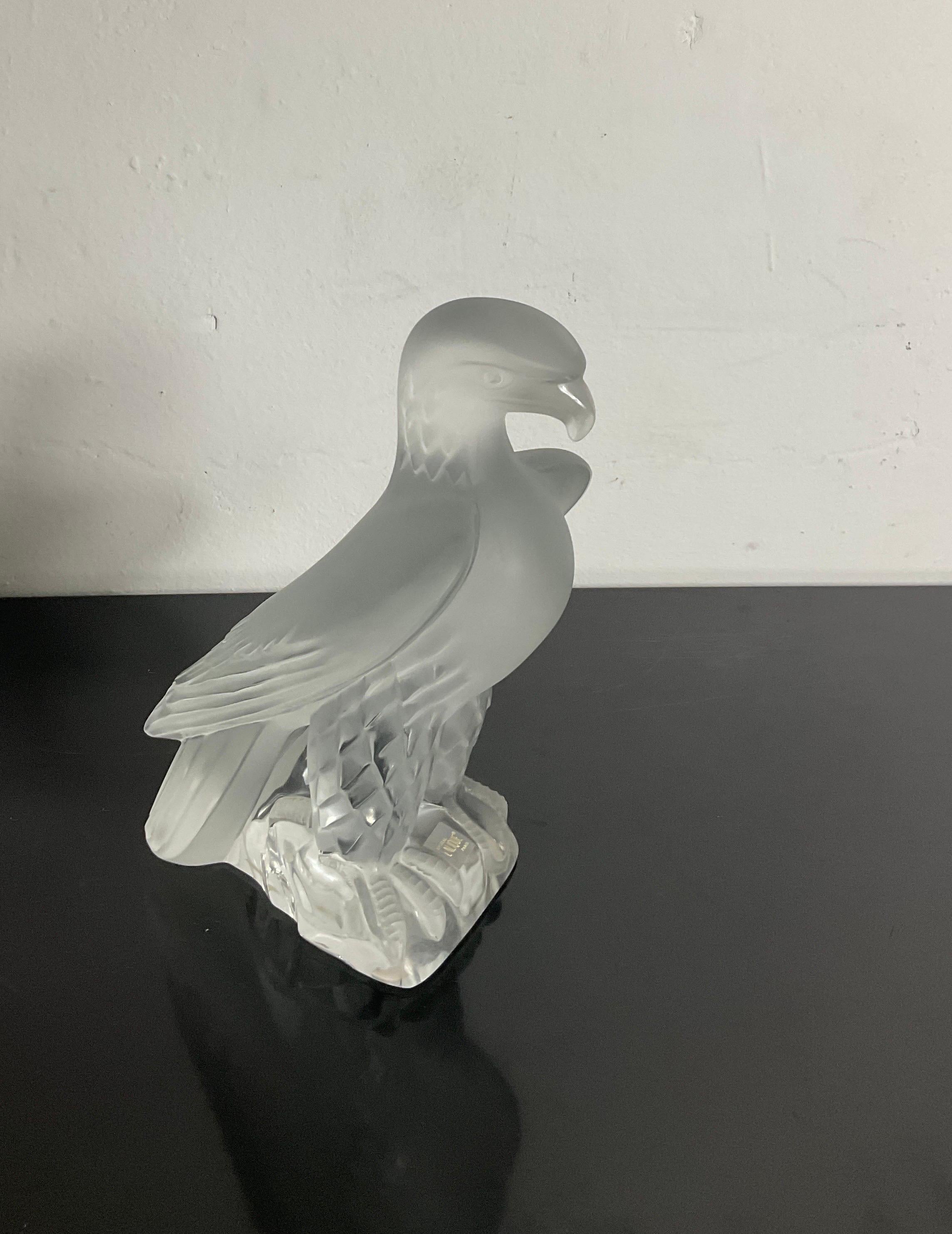 lalique crystal eagle