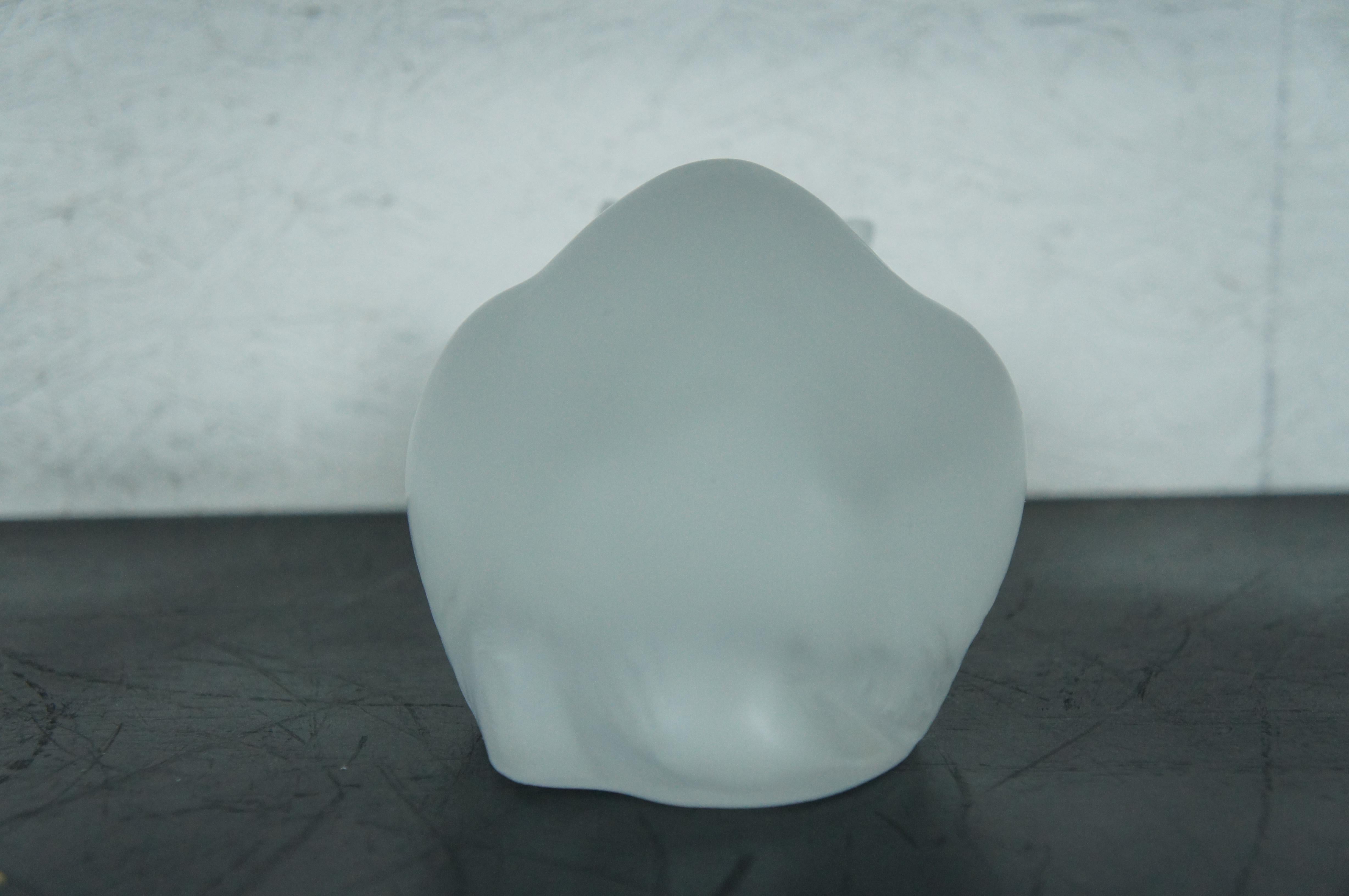 Lalique France Frosted Crystal Crouching Cat Chat Crouche Figurine 11602 10