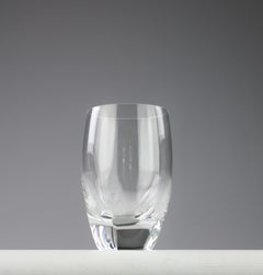 Lalique France, "Highland" Cocktail/Water Glass, France 1980s