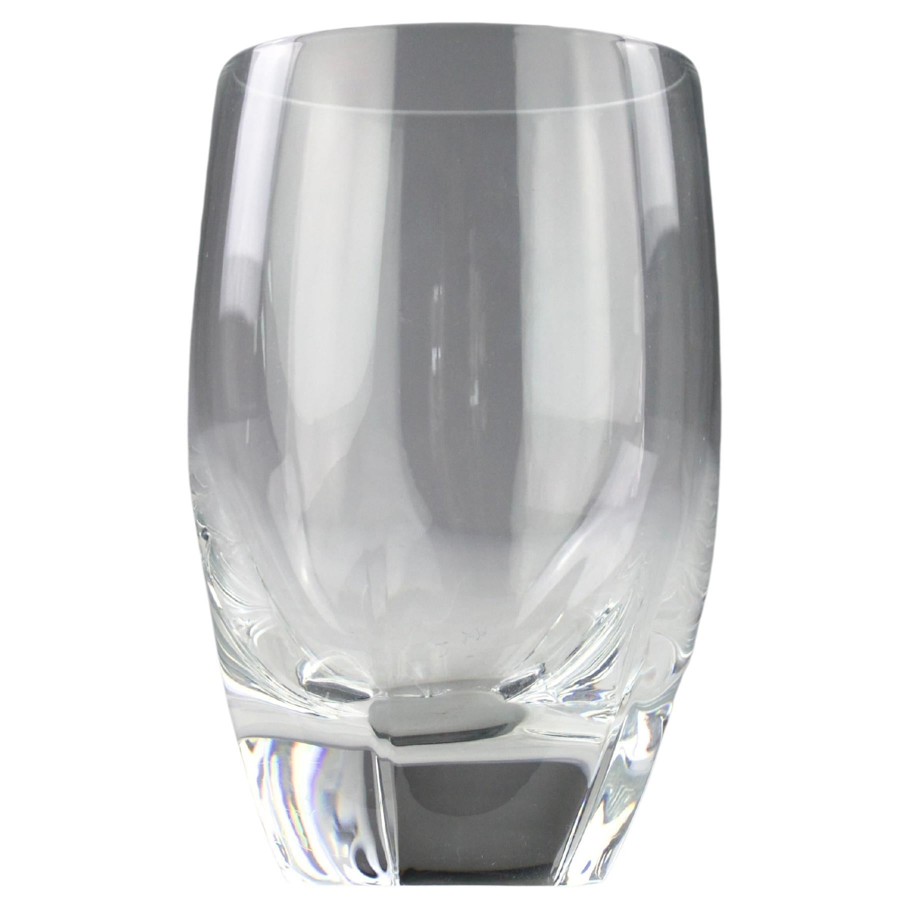 Lalique France, "Highland" Cocktail/Water Glass, France 1980s