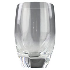 Lalique France, "Highland" Cocktail/Water Glass, France 1980s