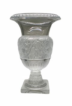 Lalique France Large "Versailles" Urn Vase