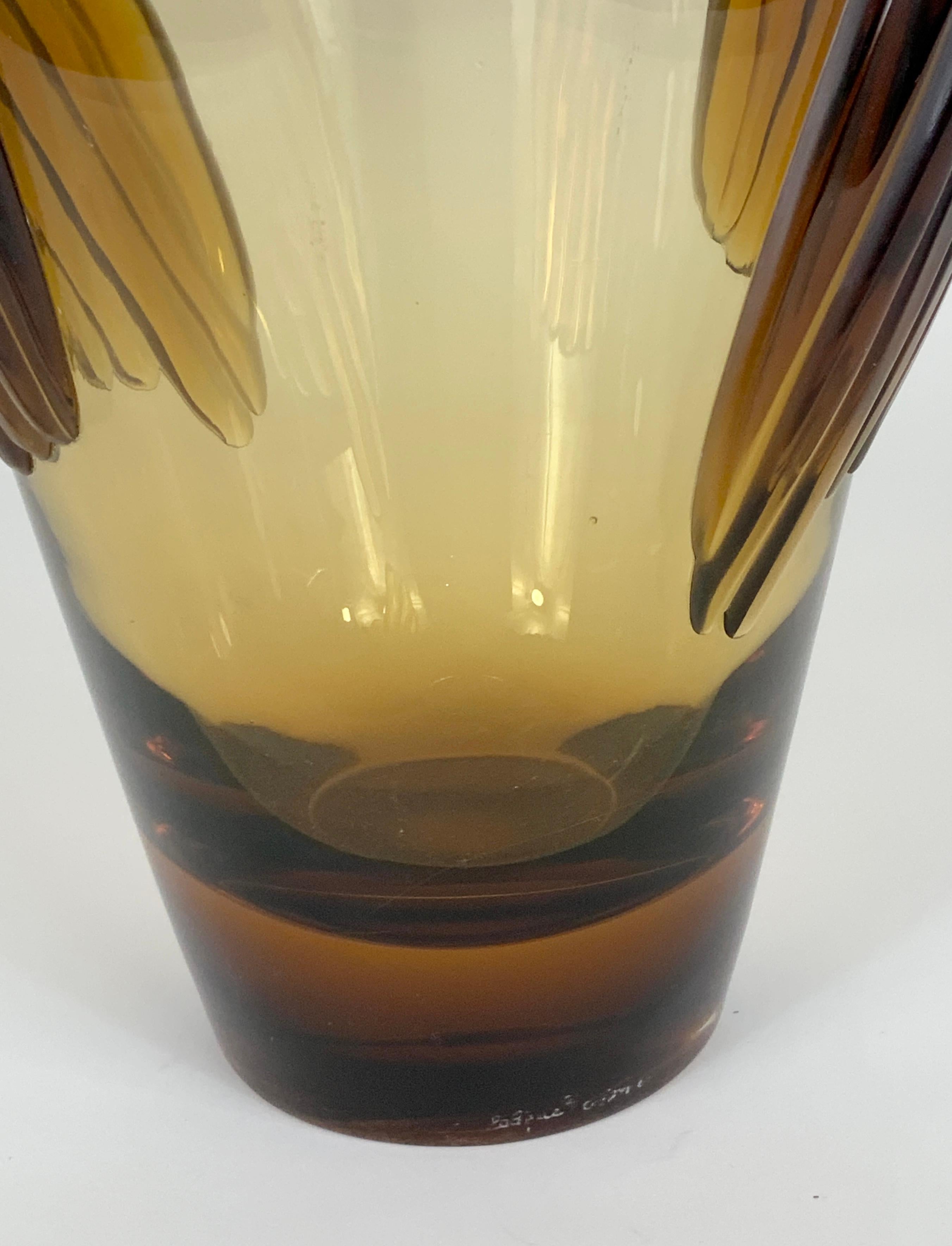 Vaso di cristallo Mari France 