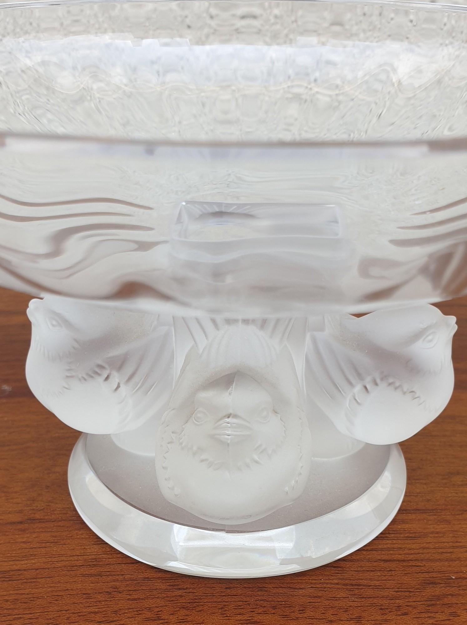 Crystal Lalique France, Nogent Cup, 20th Century For Sale