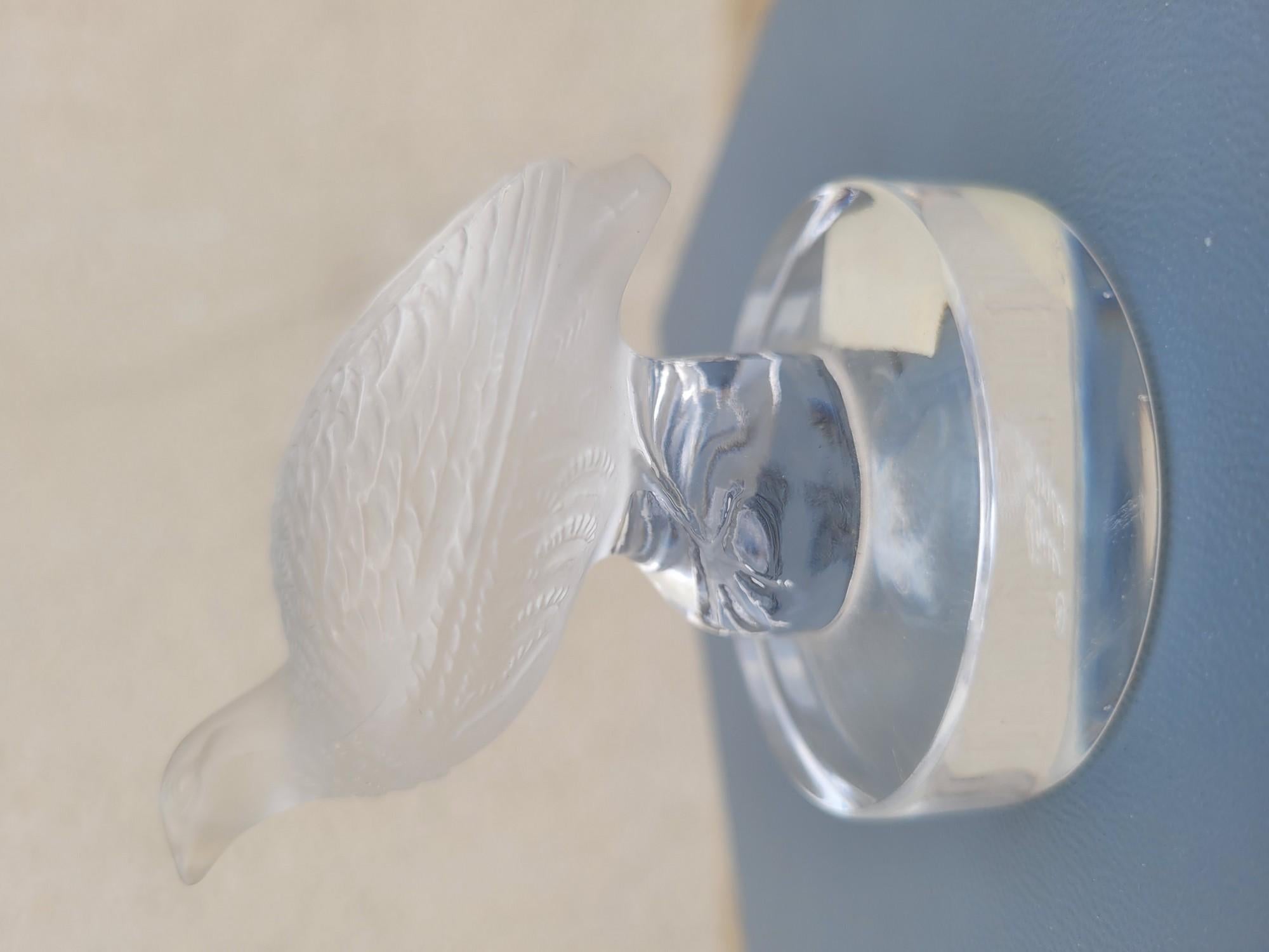 Lalique Francia, Statuetta di pernice, 20° secolo in vendita 3