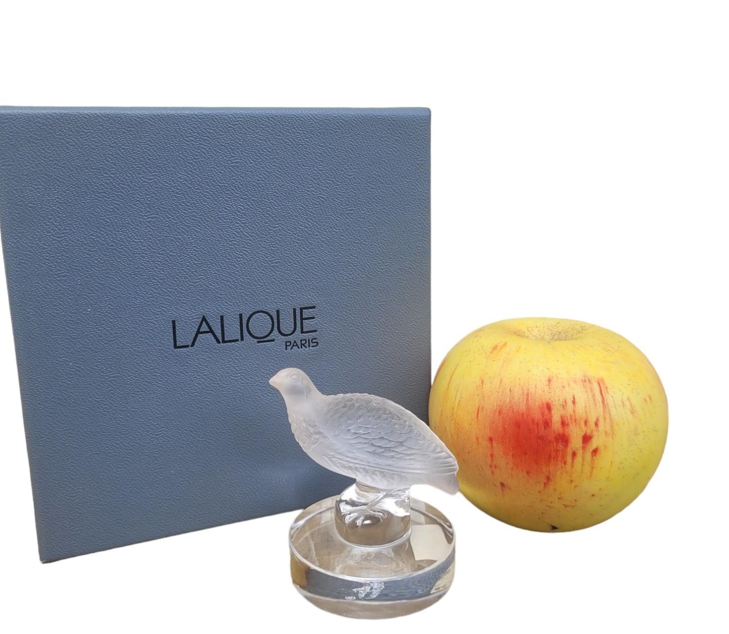 Lalique Francia, Statuetta di pernice, 20° secolo in vendita 4