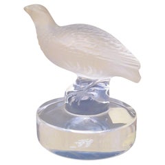 Lalique France, Partridge figurine, 20th Century
