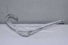 Lalique France Sculptural Crystal Bowl