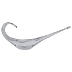 Lalique France Sculptural Crystal Bowl