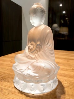Lalique France, Sculpture Buddha Small Model, 2019