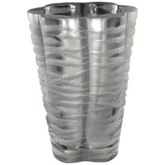 Lalique France 'Senlis' Crystal Vase