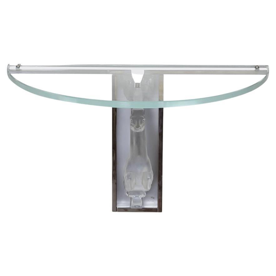 Lalique France: Stag Console For Sale