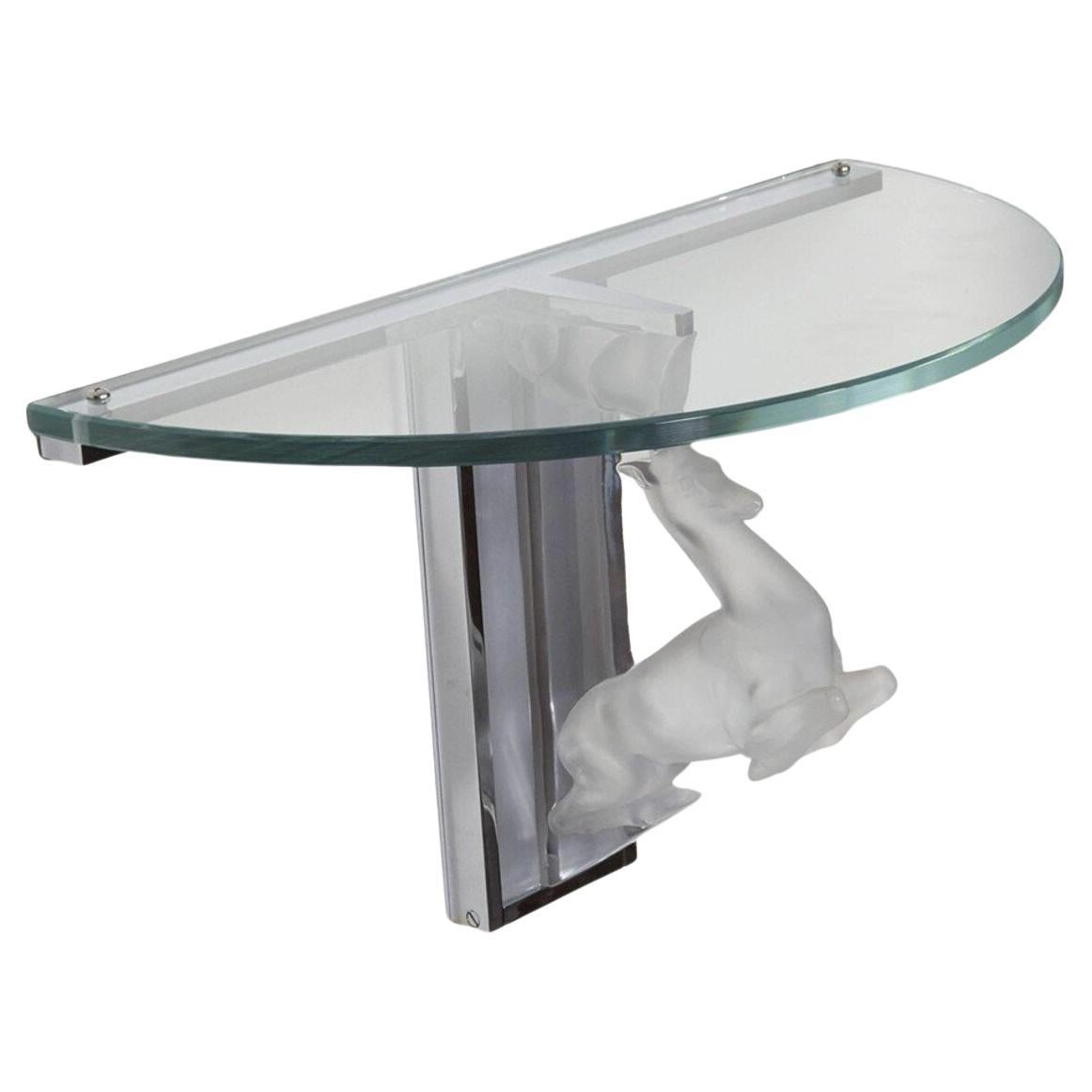 Lalique France : Console con cervo in vendita