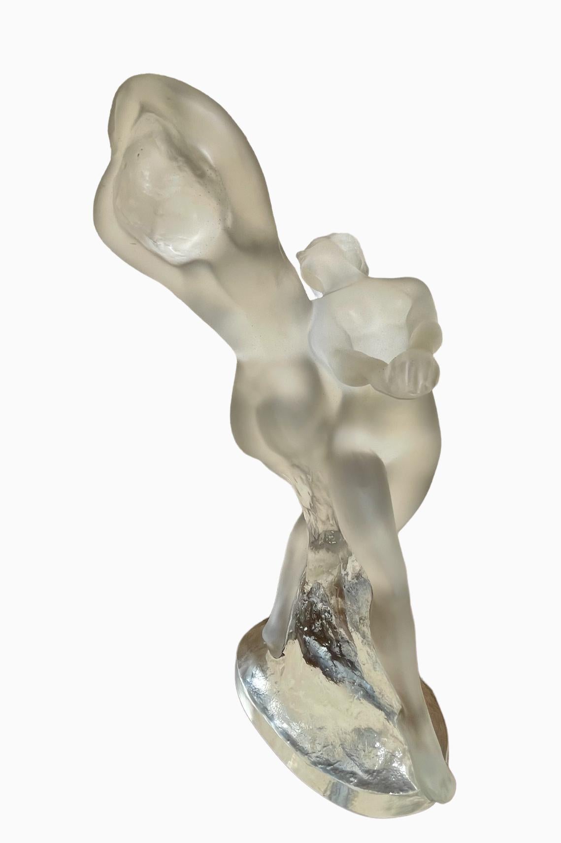 Lalique France - Two Naked Dancers, XXth For Sale 1