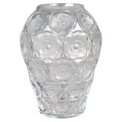 Lalique France - Vase Anemones Crystal - New in Box