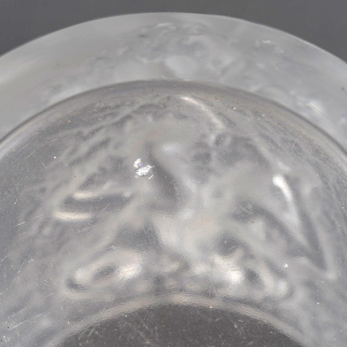 Lalique France - Vaso secchiello per ghiaccio Ganymede in cristallo smerigliato in vendita 5