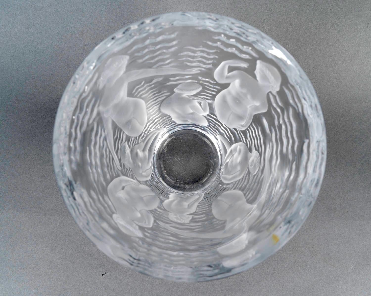 Lalique France - Vase Ondines Crystal Cristal en venta
