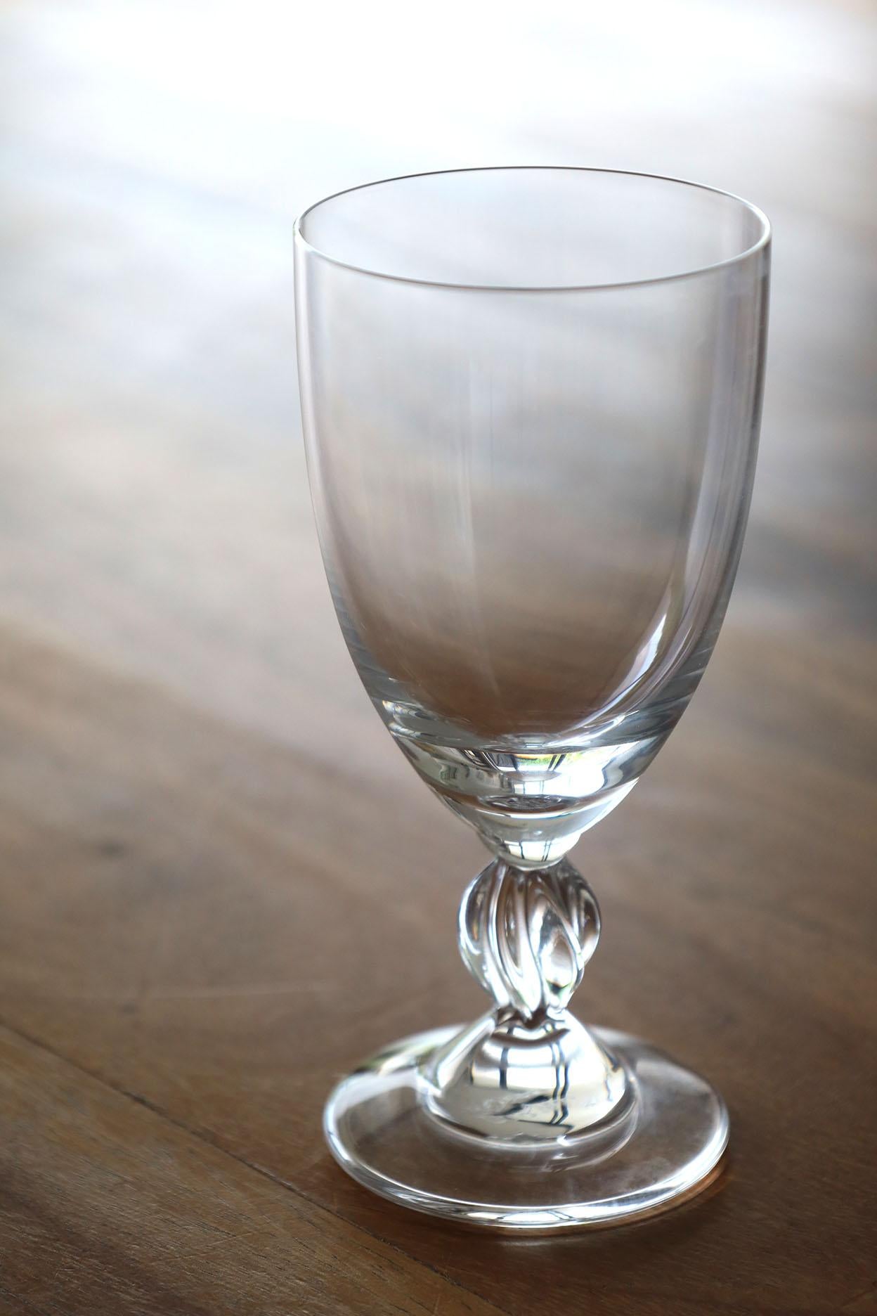 Lalique Frejus Set de 4 Copas de Vino Tinto Hecho a mano en venta