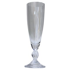 Lalique Frejus Set of 6 Champagne flutes