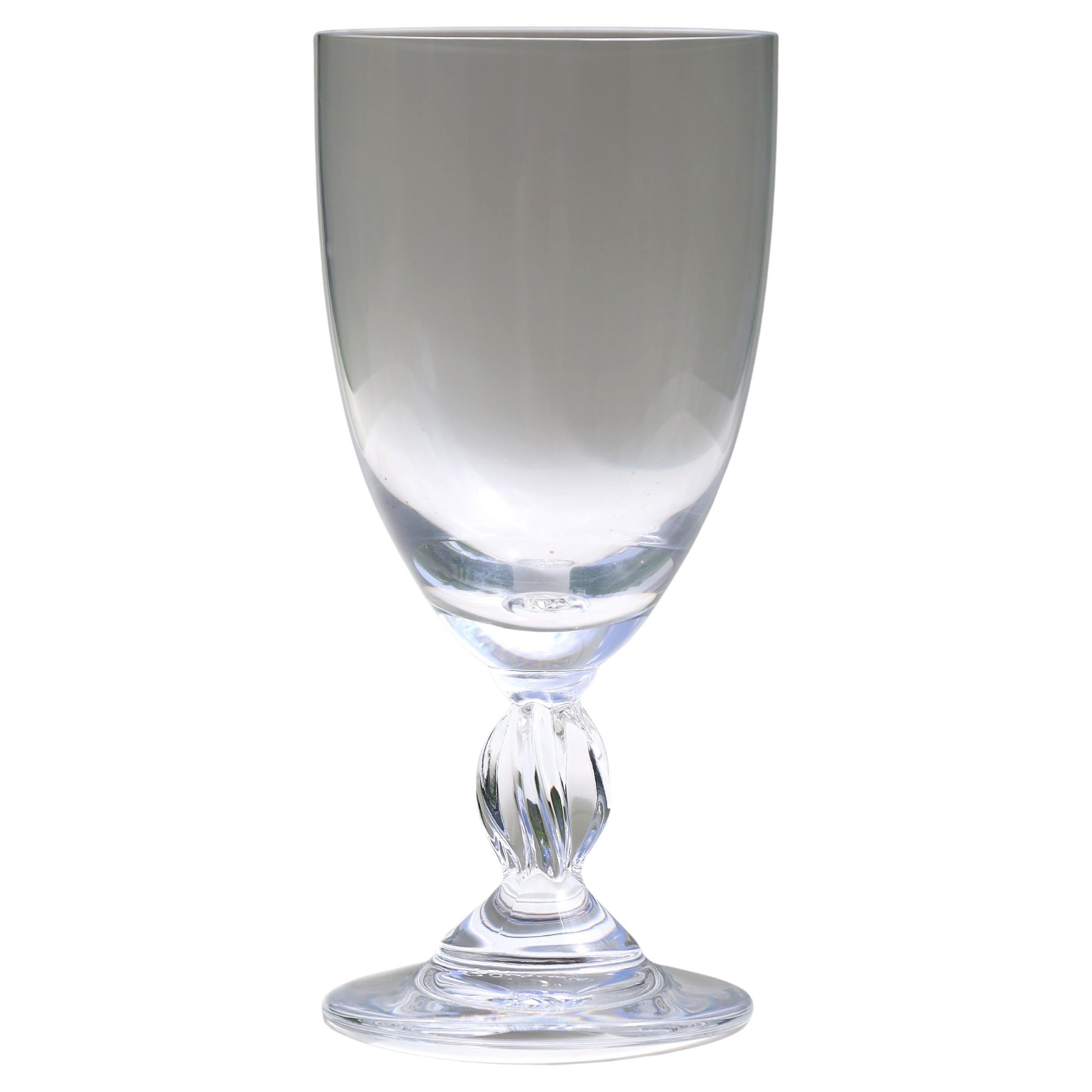 Lalique Frejus Set of 8 Bordeaux Wine Glasses For Sale