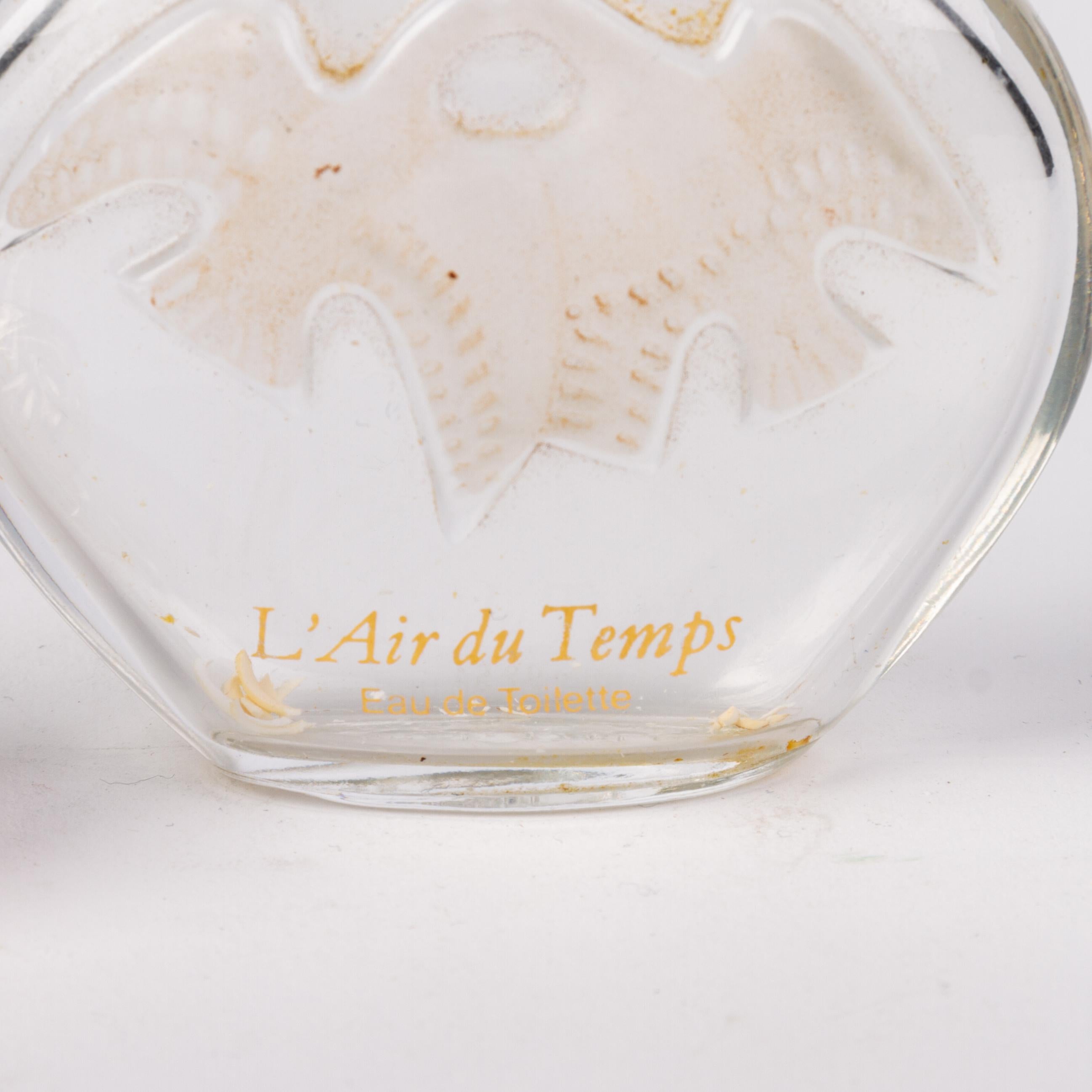 Lalique French Bas Relief Scent Perfume Bottle  1