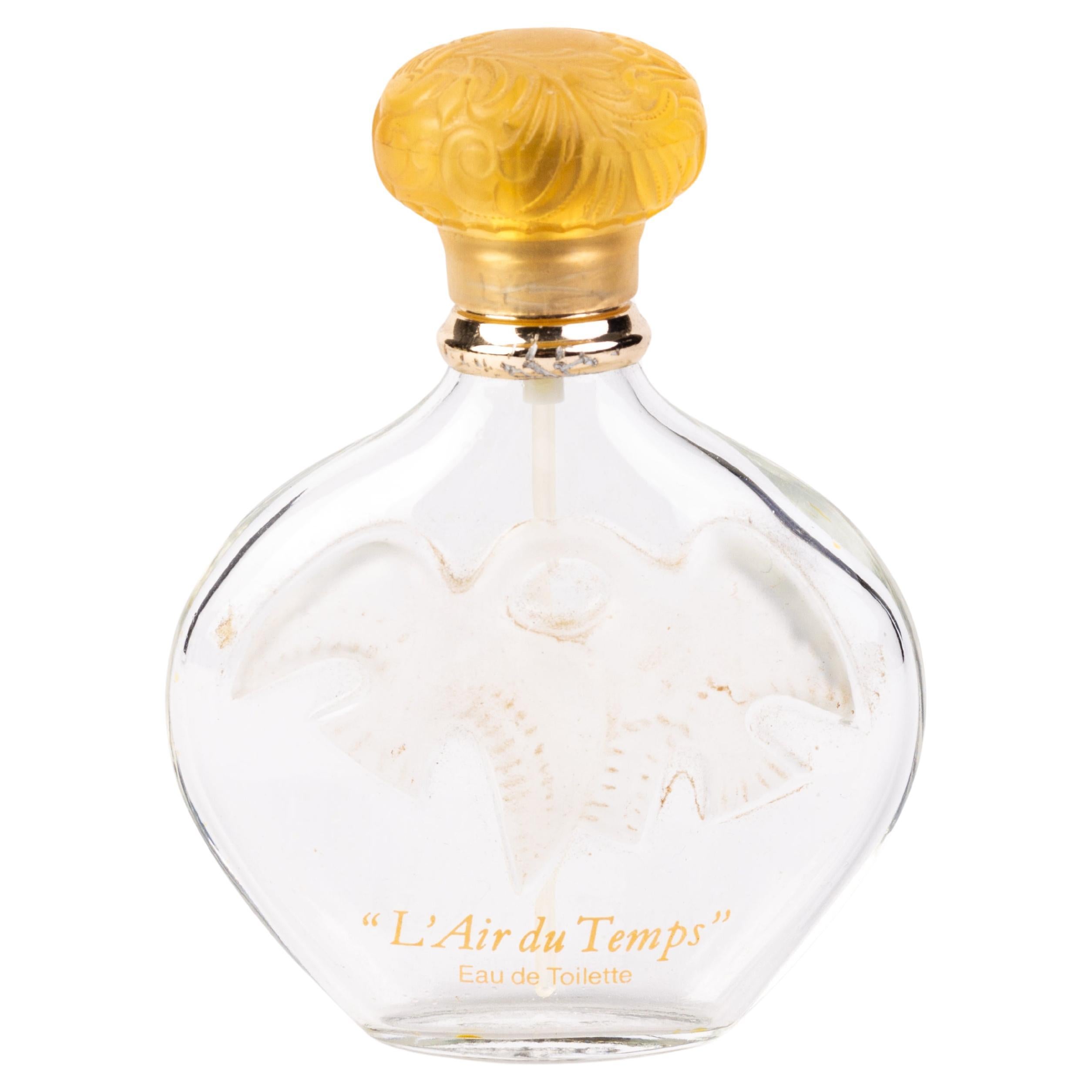 Lalique French Bas Relief Scent Perfume Bottle  For Sale