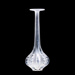Lalique French Claude Frosted Vase