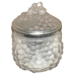 Secchiello per il ghiaccio con motivo "Antille" in cristallo di Lalique, Francia, circa anni '70