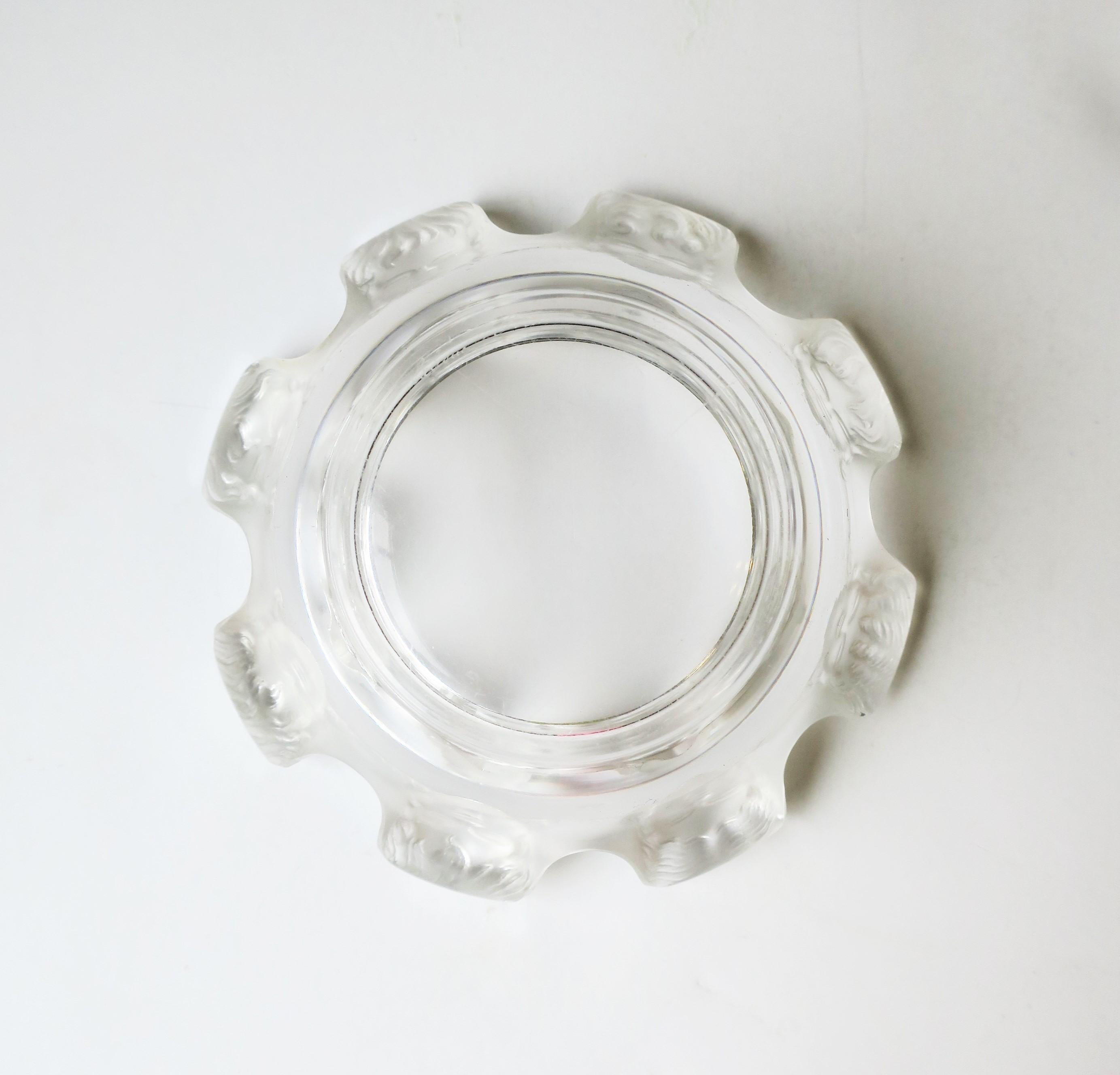 Lalique French Crystal Jewelry Dish in the Neoclassical Style 7