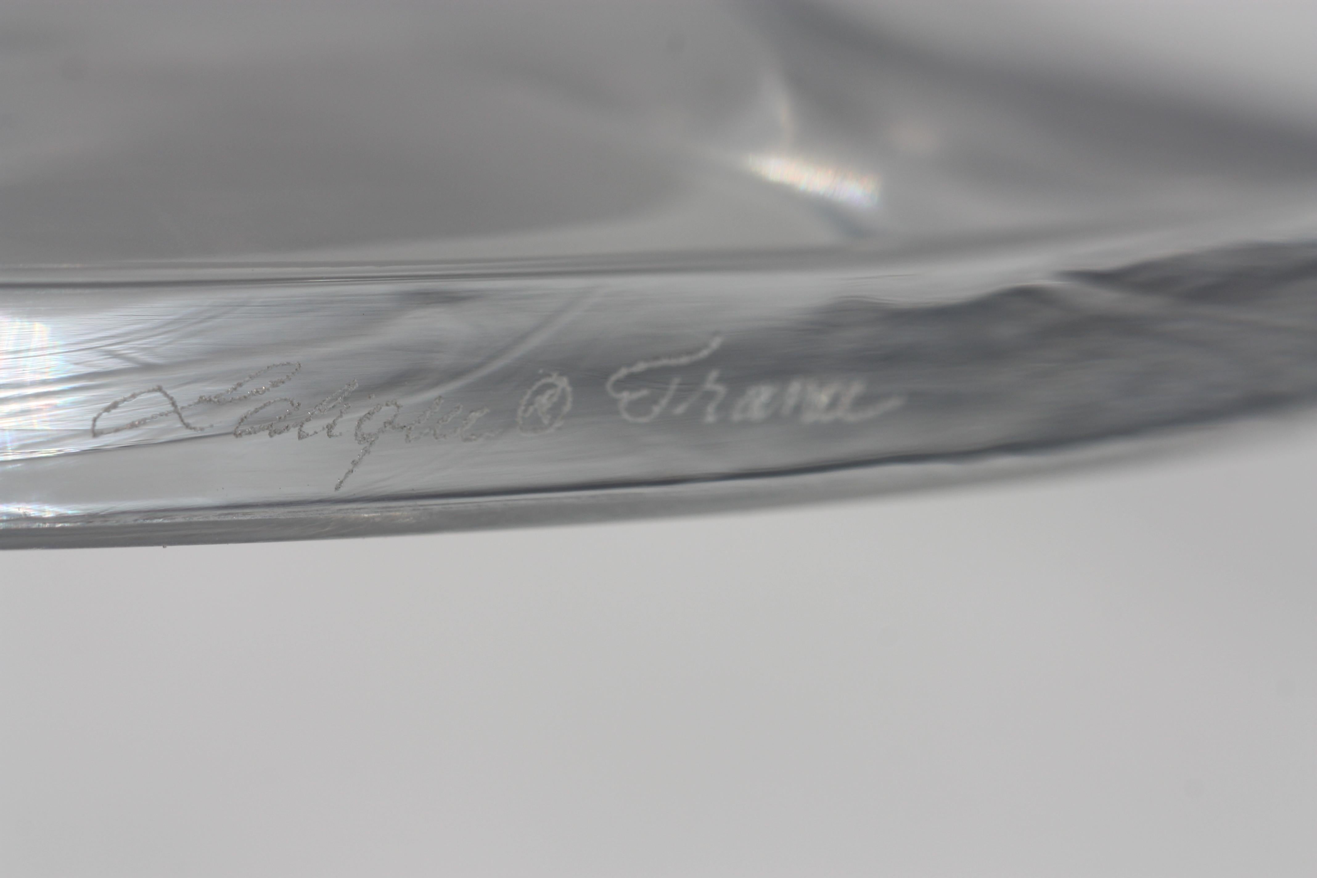Trofeo Lalique de Cristal Esmerilado en venta 2