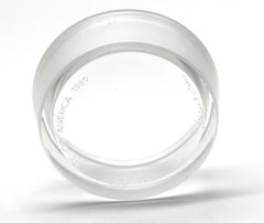 Lalique Frosted Glass Covered Circular Box