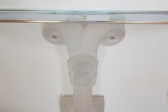 Konsolen oder Beistelltische oder Nachttische aus Lalique-Glas