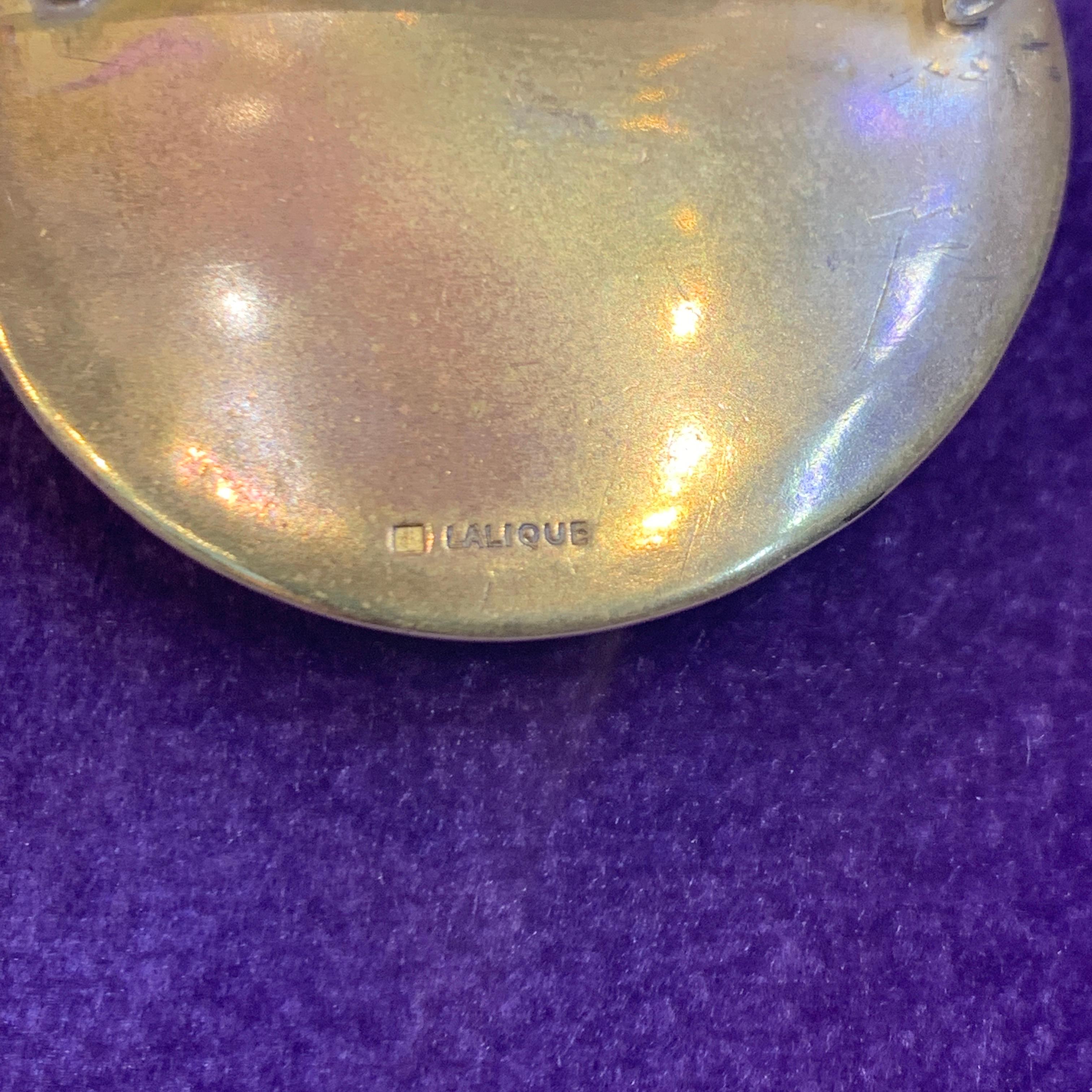 Lalique-Glasfisch-Brosche im Angebot 5