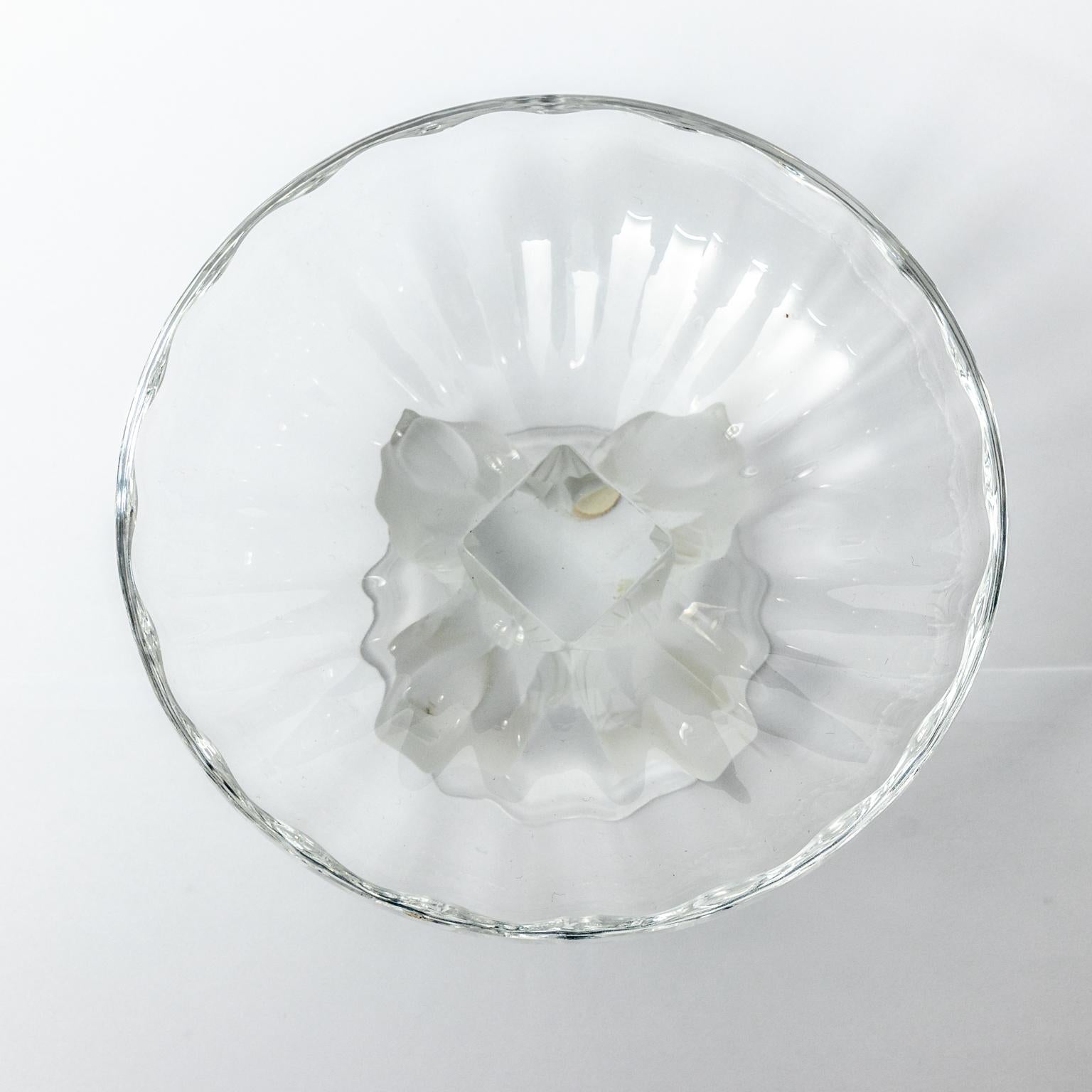 Lalique Glass Nogent Bowl For Sale 1