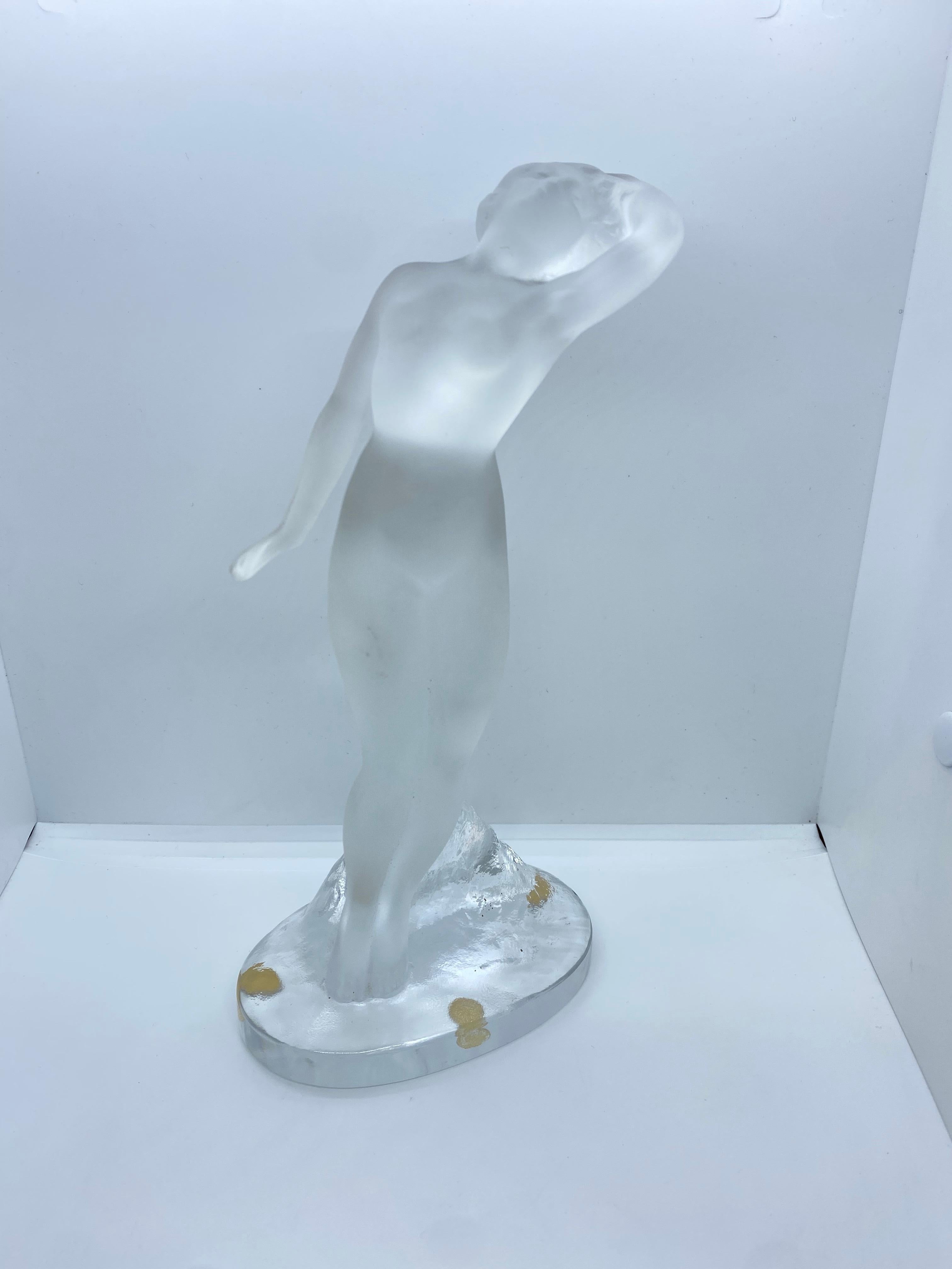 Statue aus Lalique-Glas im Angebot 5