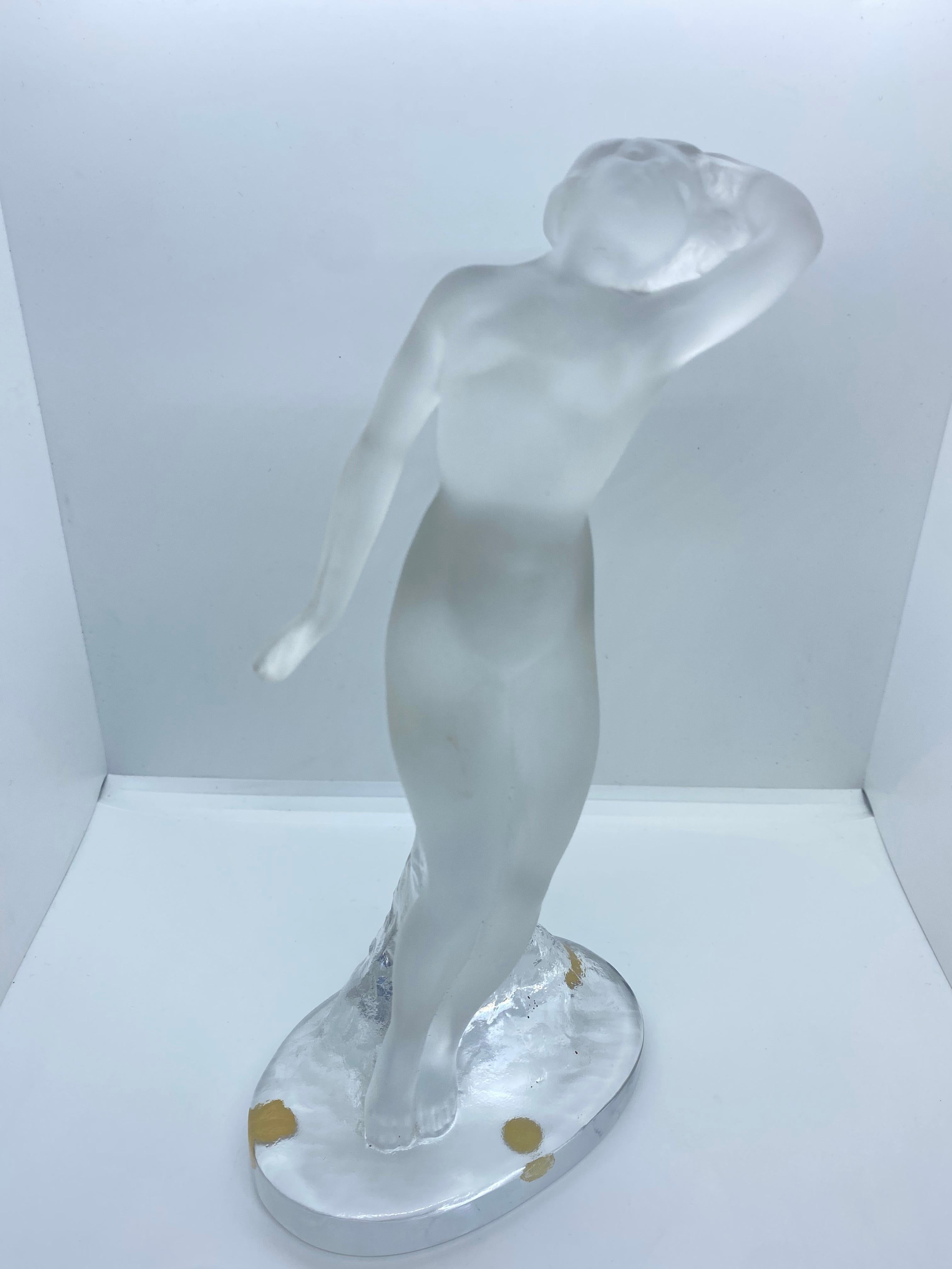 lalique statuette femme
