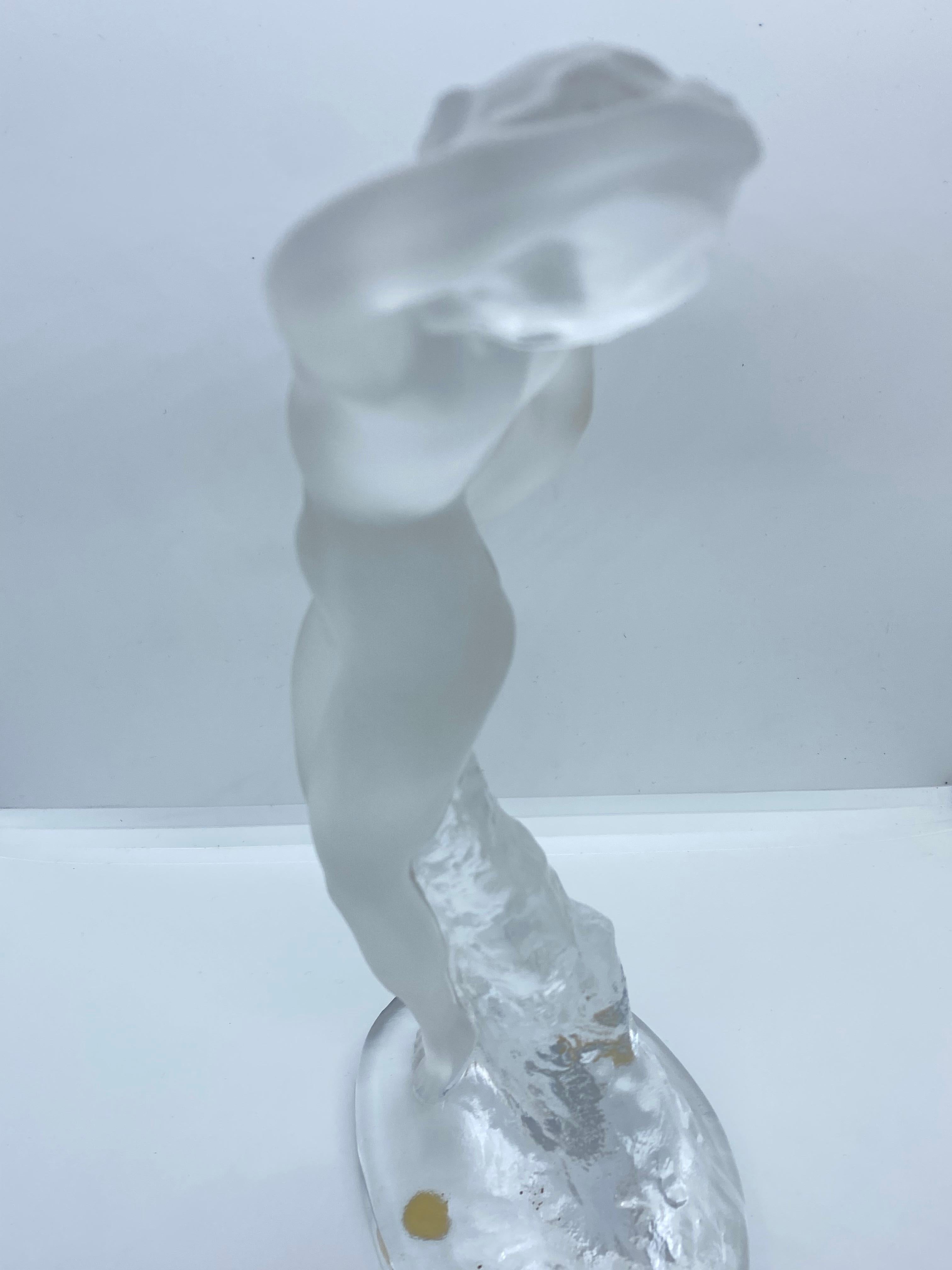 Statue aus Lalique-Glas im Zustand „Hervorragend“ im Angebot in Palermo, IT