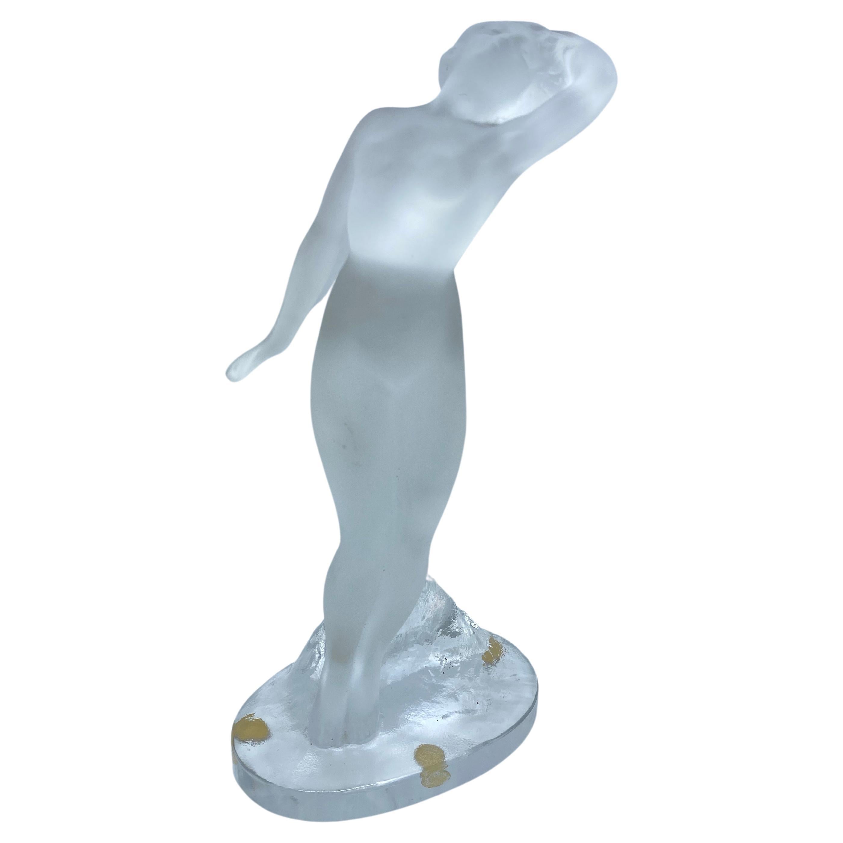 Lalique Glass Statue For Sale