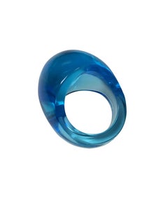 Lalique Gourmande Crystal Dome Ring