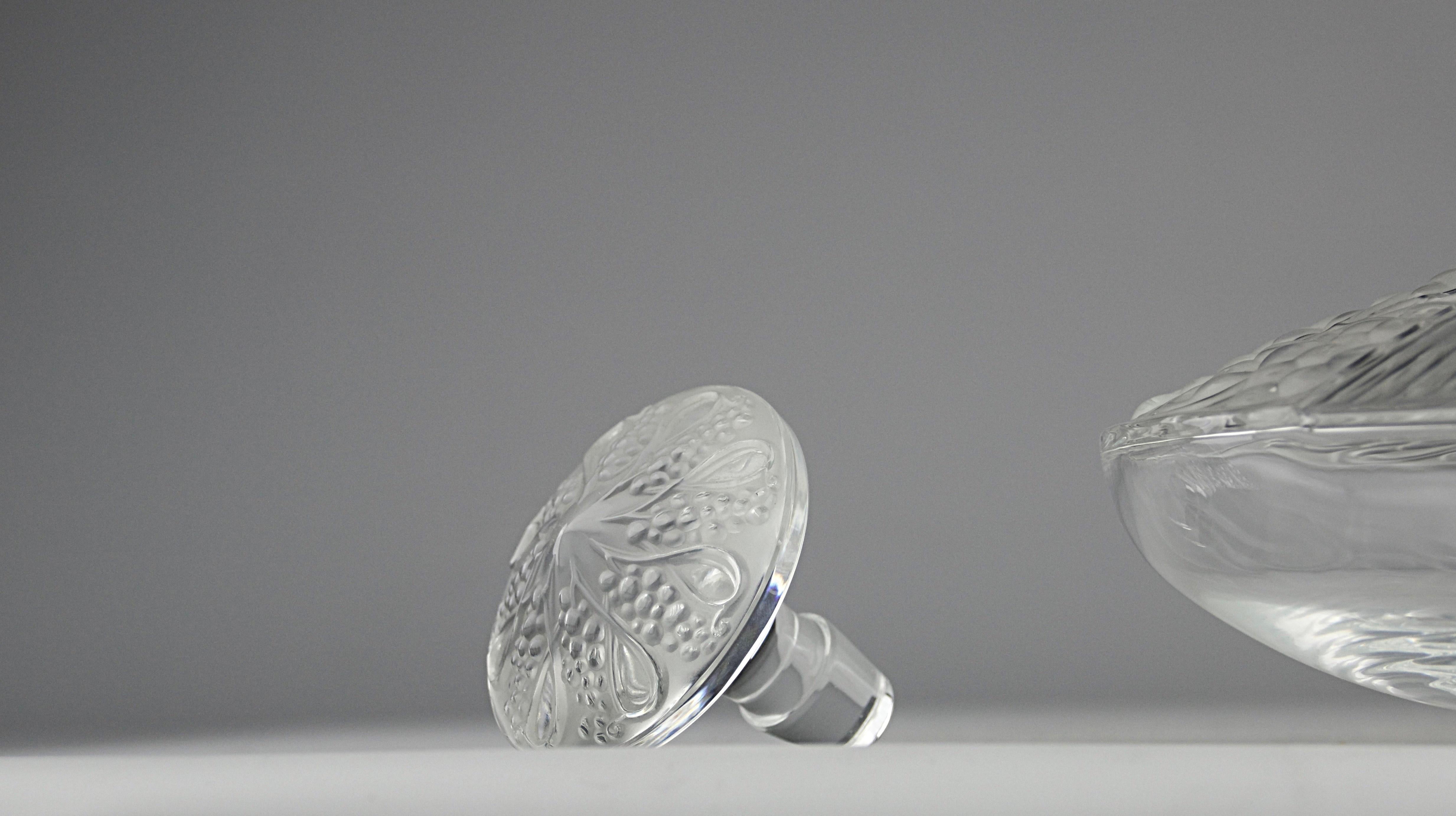 XXIe siècle et contemporain Lalique, carafe à vin 