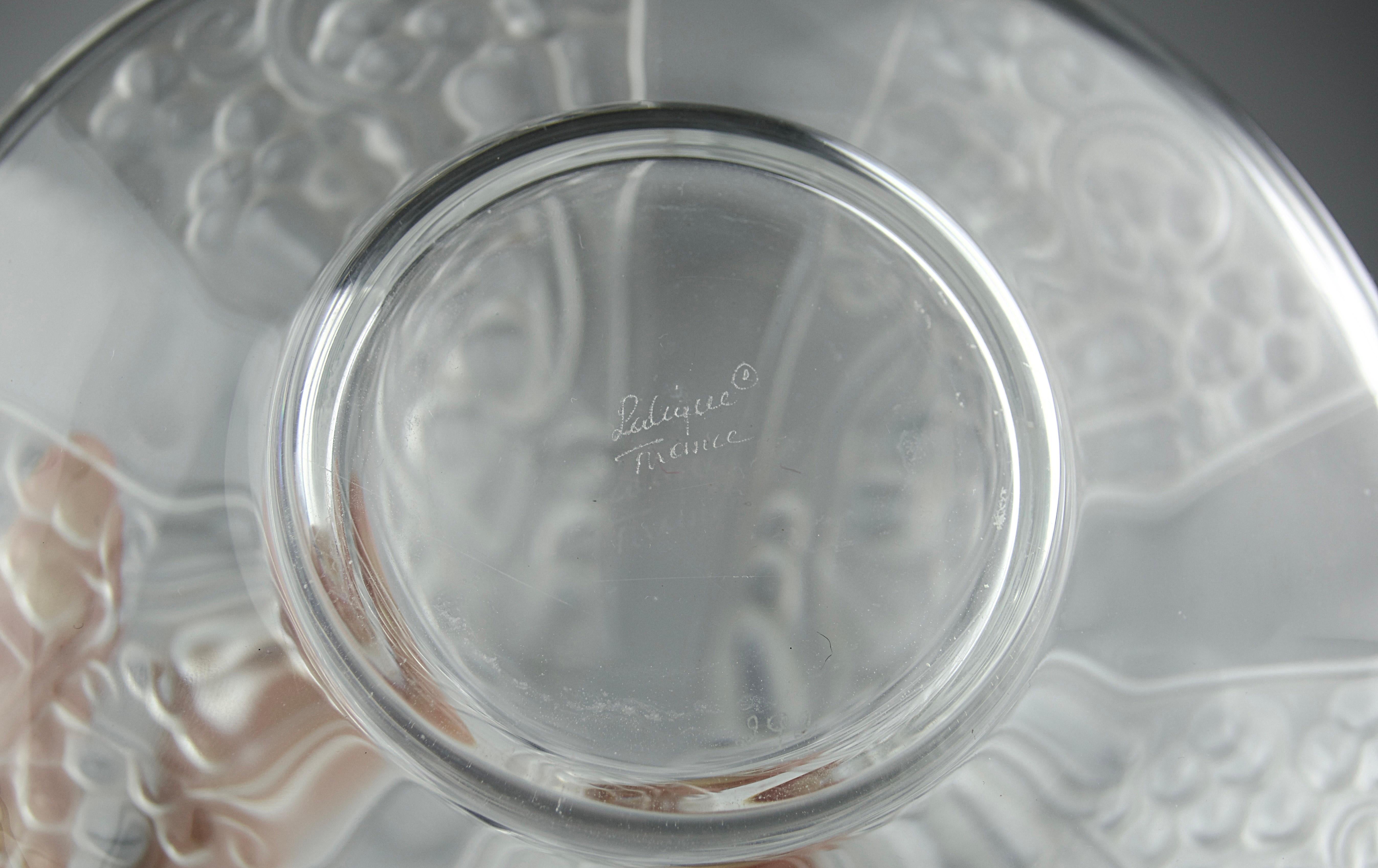 Cristal Lalique, carafe à vin 