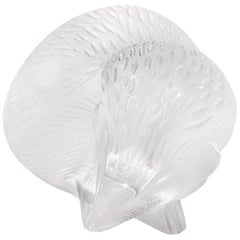 Lalique Hedgehog in Frosted and Polished Glass