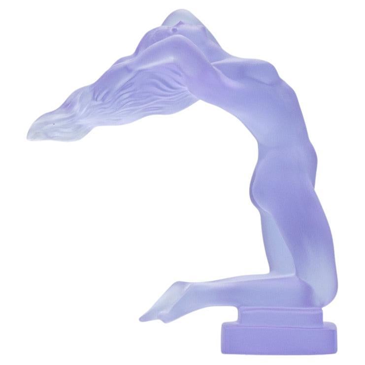 Lalique Hofmann 
Chrysis
 Purple Sculpture, France 1930s