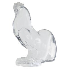 LALIQUE HOUSE – Marc Lalique (1900–1977) Bedeutender Kristall-Hahn