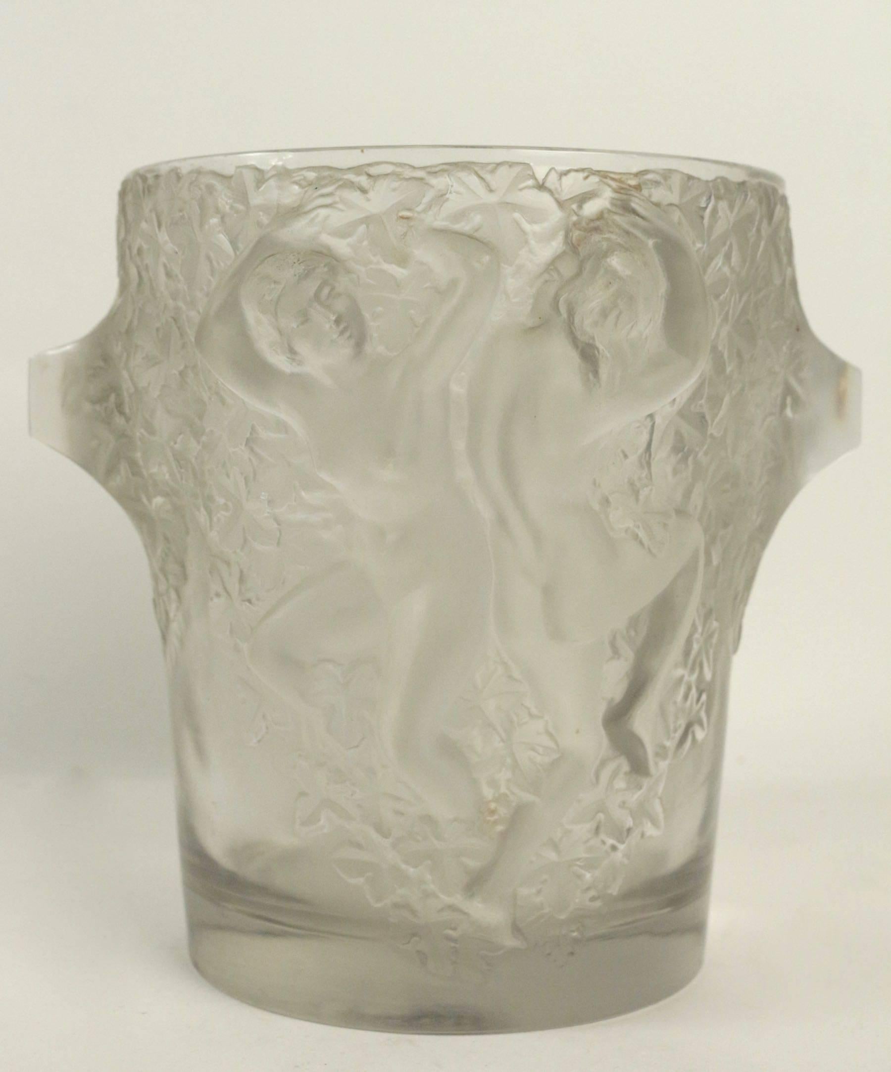 Mid-20th Century Lalique Ice Bucket 