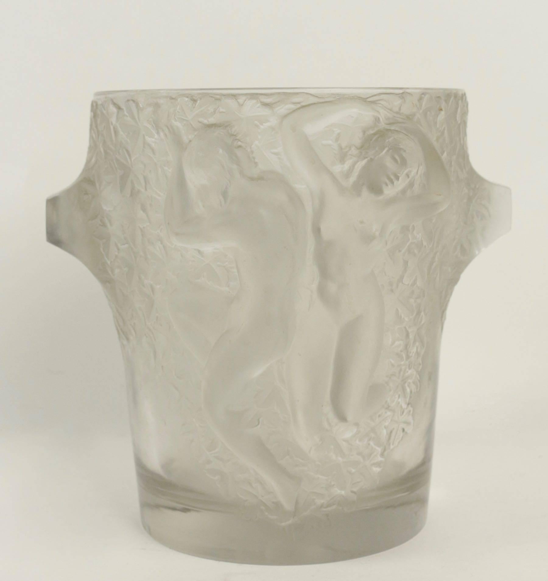 Art Glass Lalique Ice Bucket 