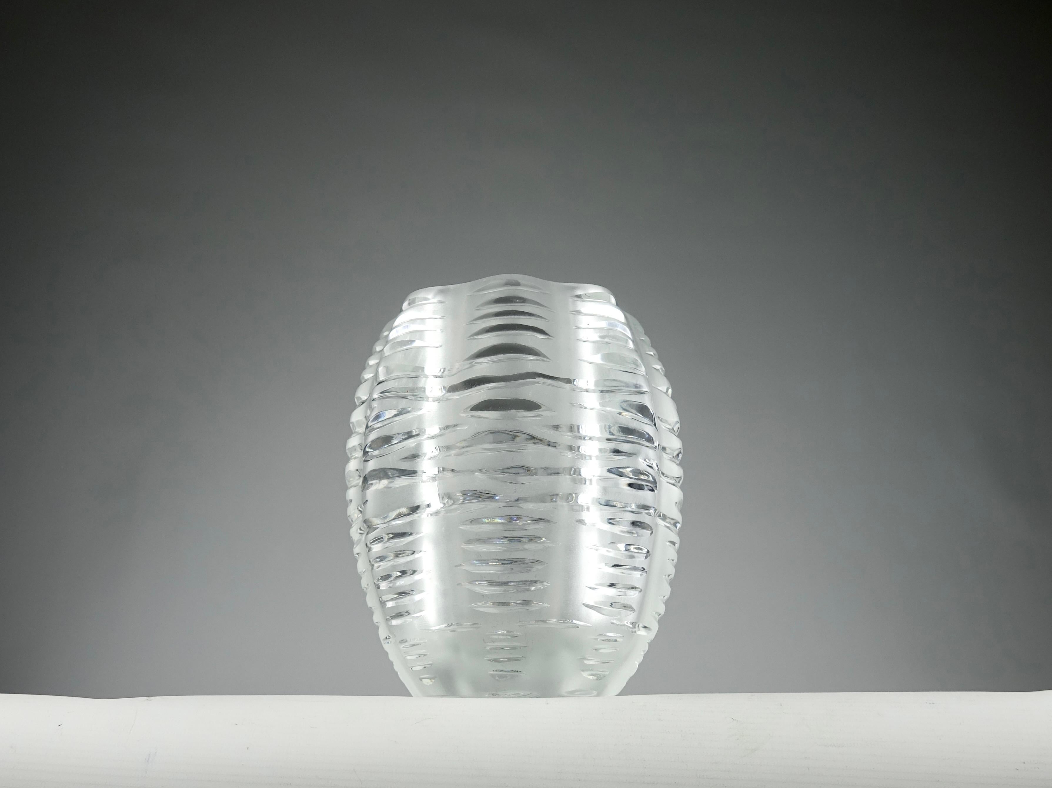 Mid-Century moderno Lalique, Vaso 
